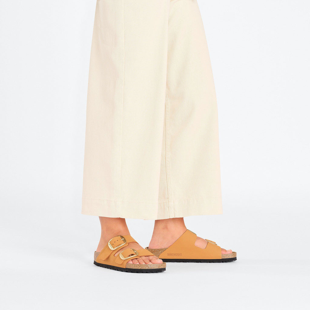 Arizona Big Buckle Nubuck Leather Burnt Orange