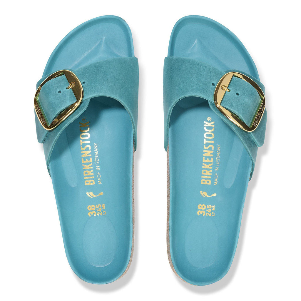Madrid Big Buckle Natural Leather Oiled