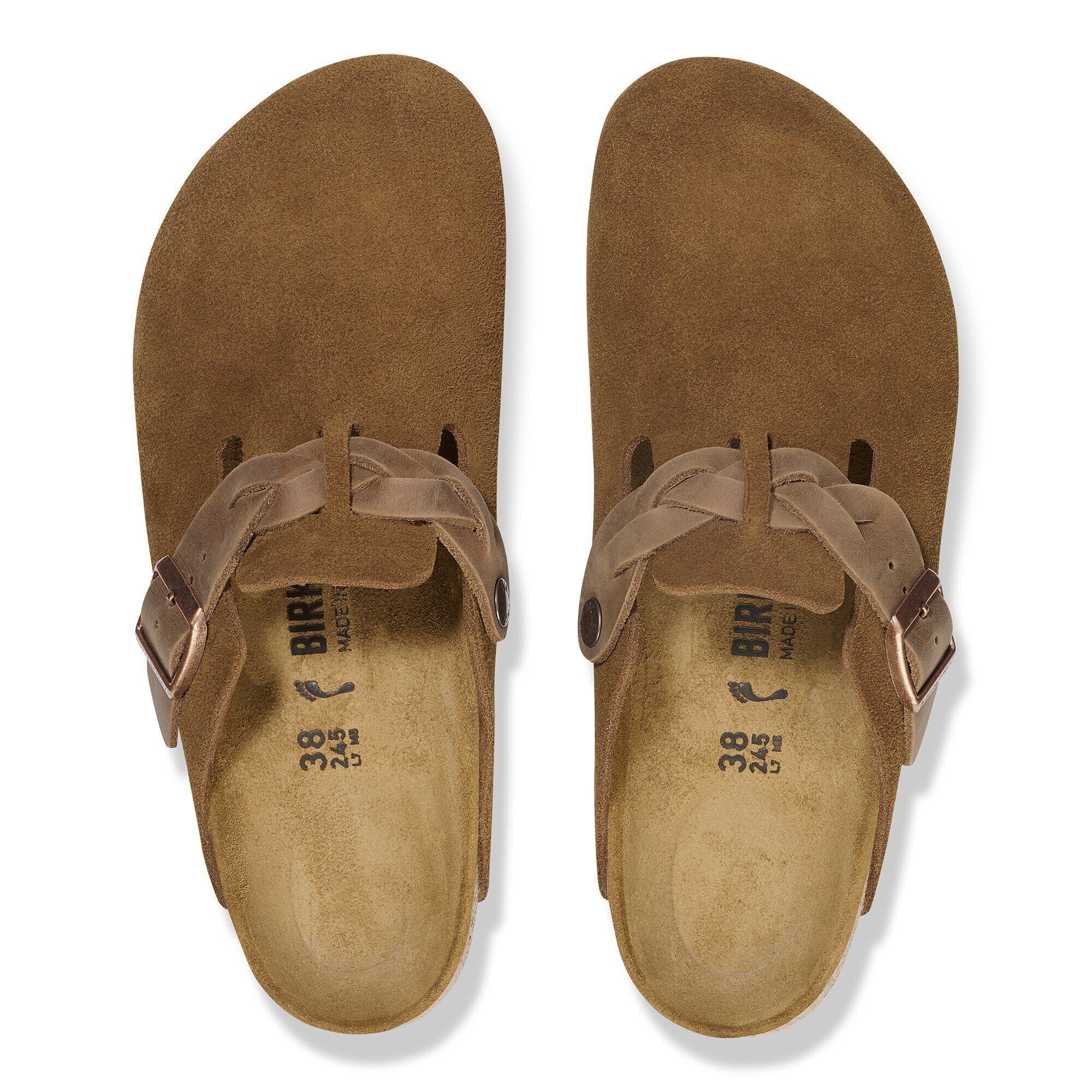 Boston Braided Suede Leather