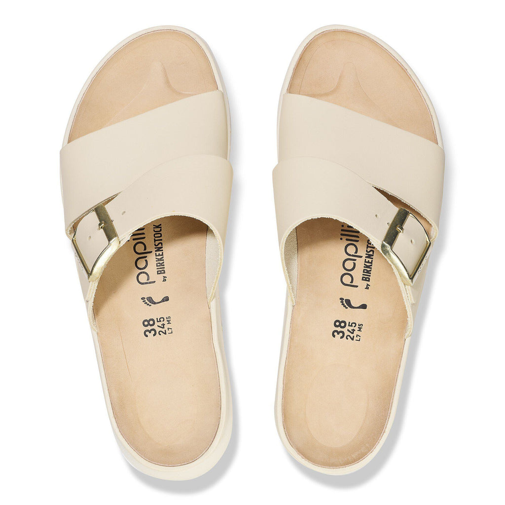Almina Leather Ecru