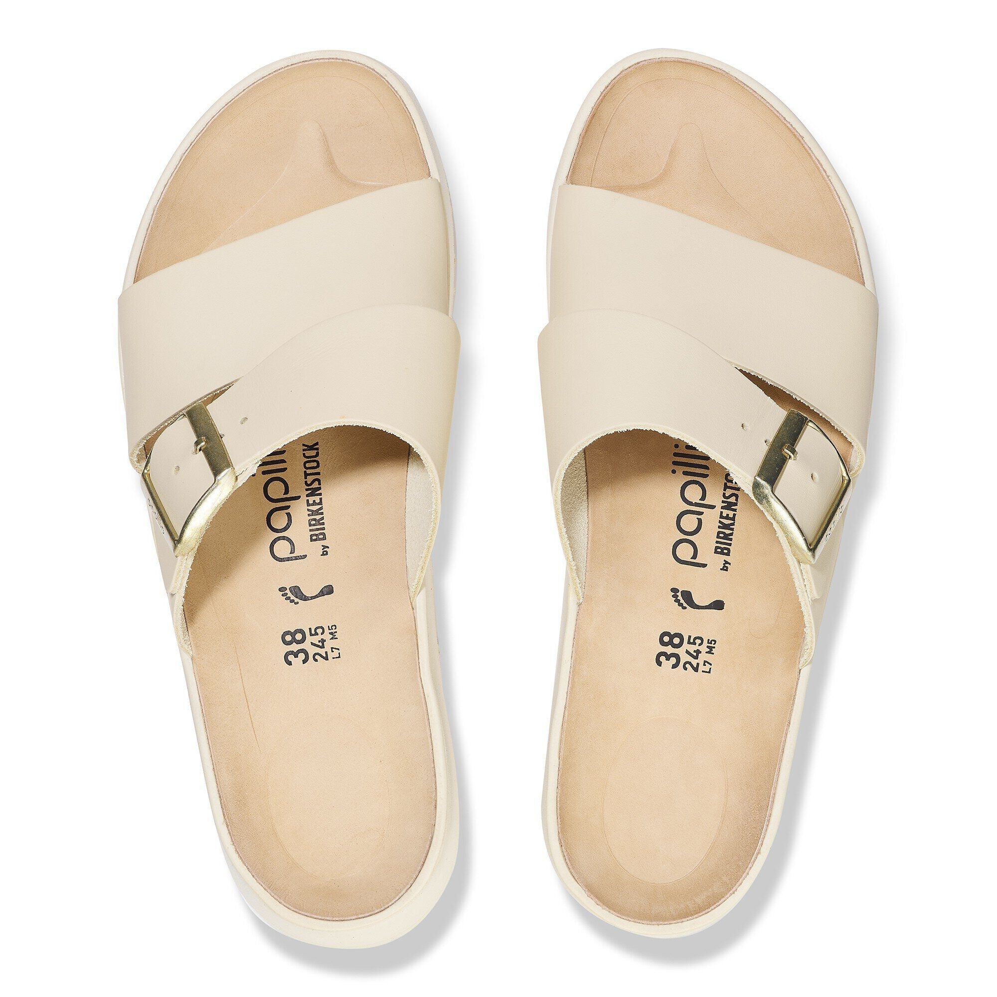 Almina Leather Ecru