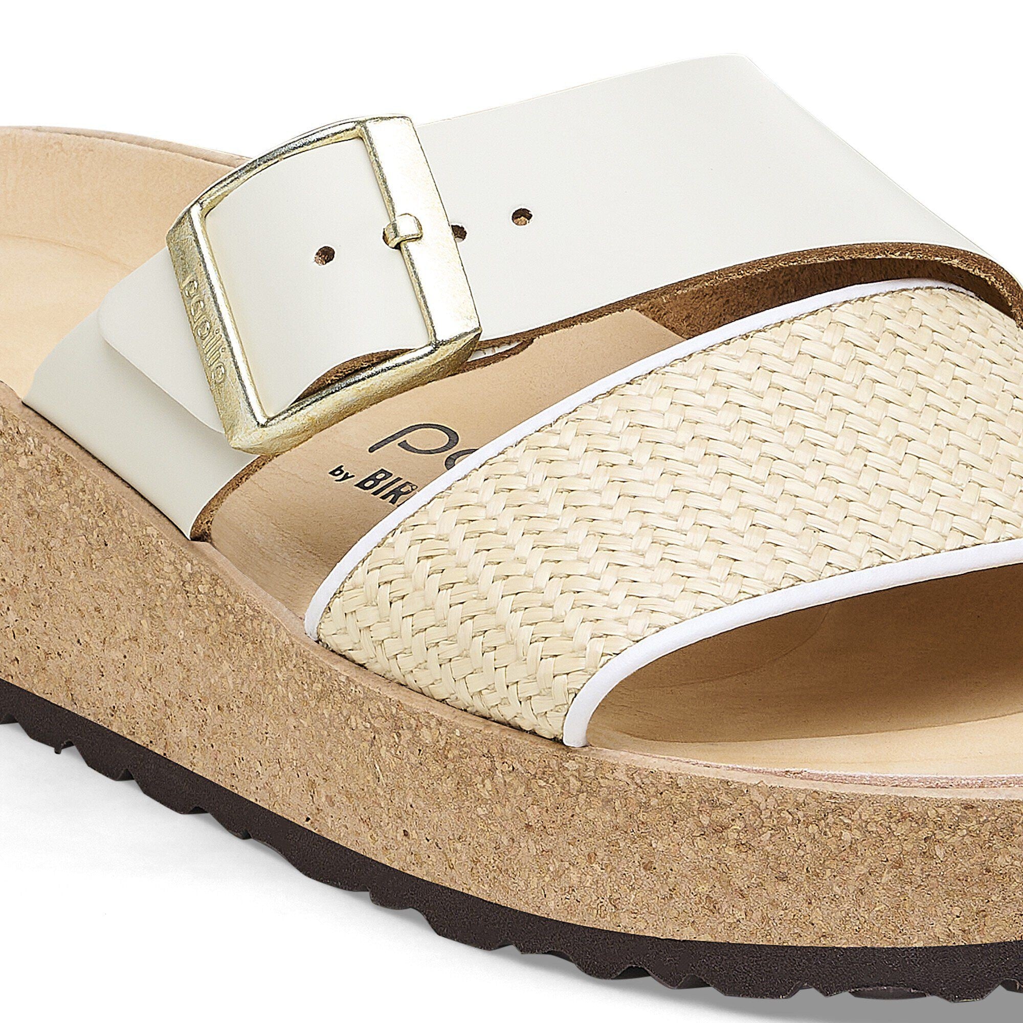 Almina Raffia Natural Leather/Synthetics