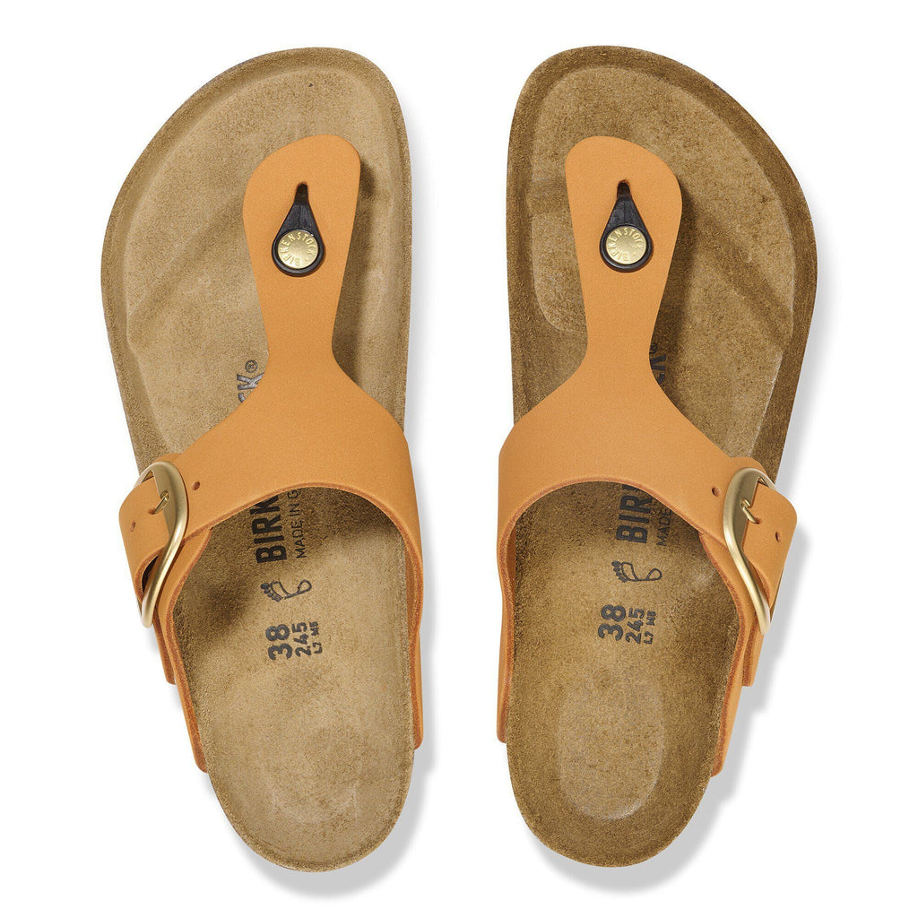 Gizeh Big Buckle Nubuck Leather Burnt Orange