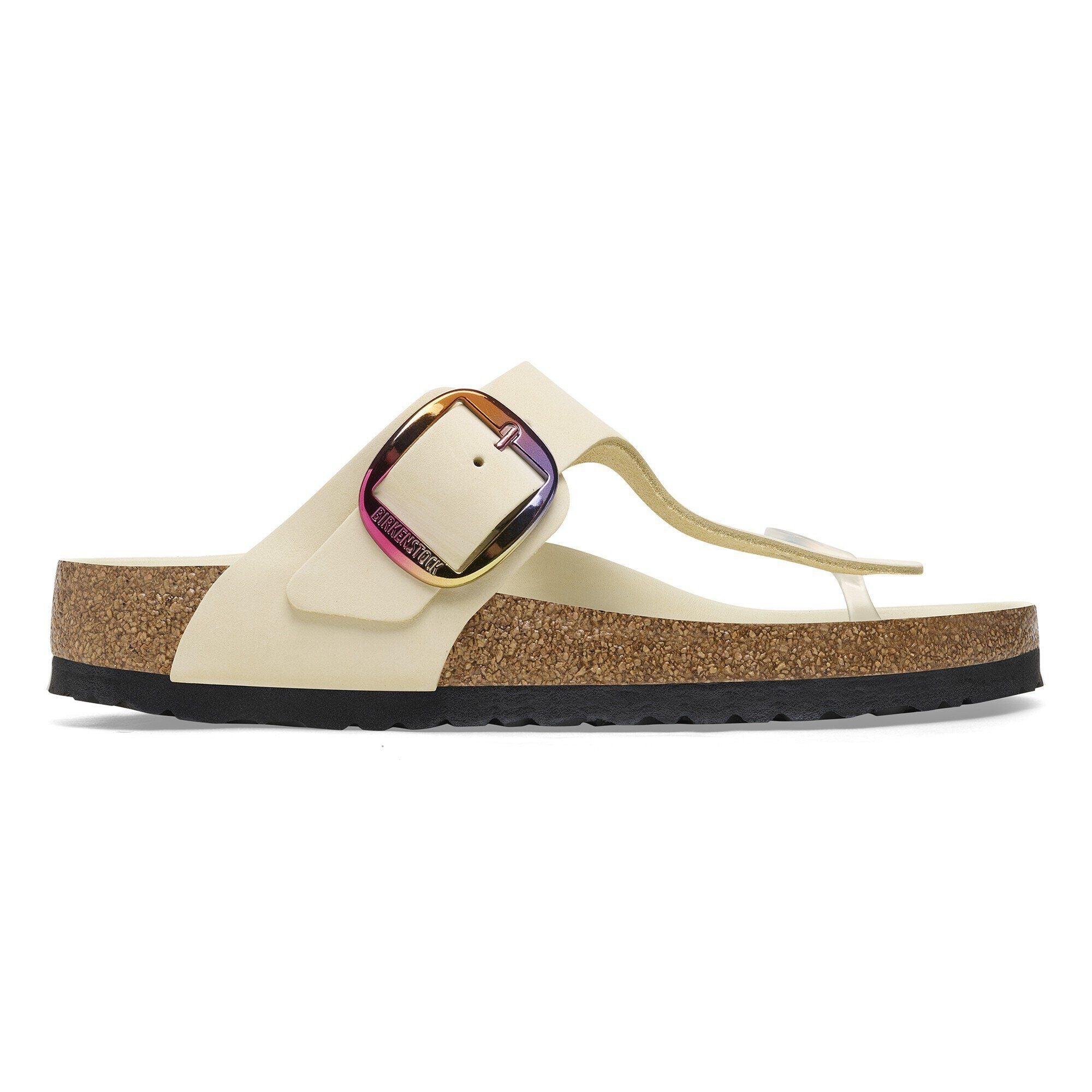 Gizeh Big Buckle Natural Leather Nubuck