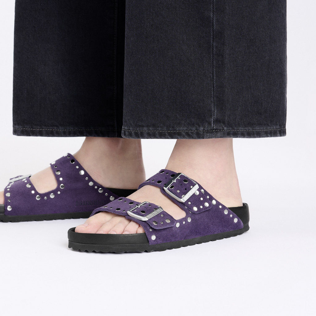 Arizona Rivets Suede Leather Acai