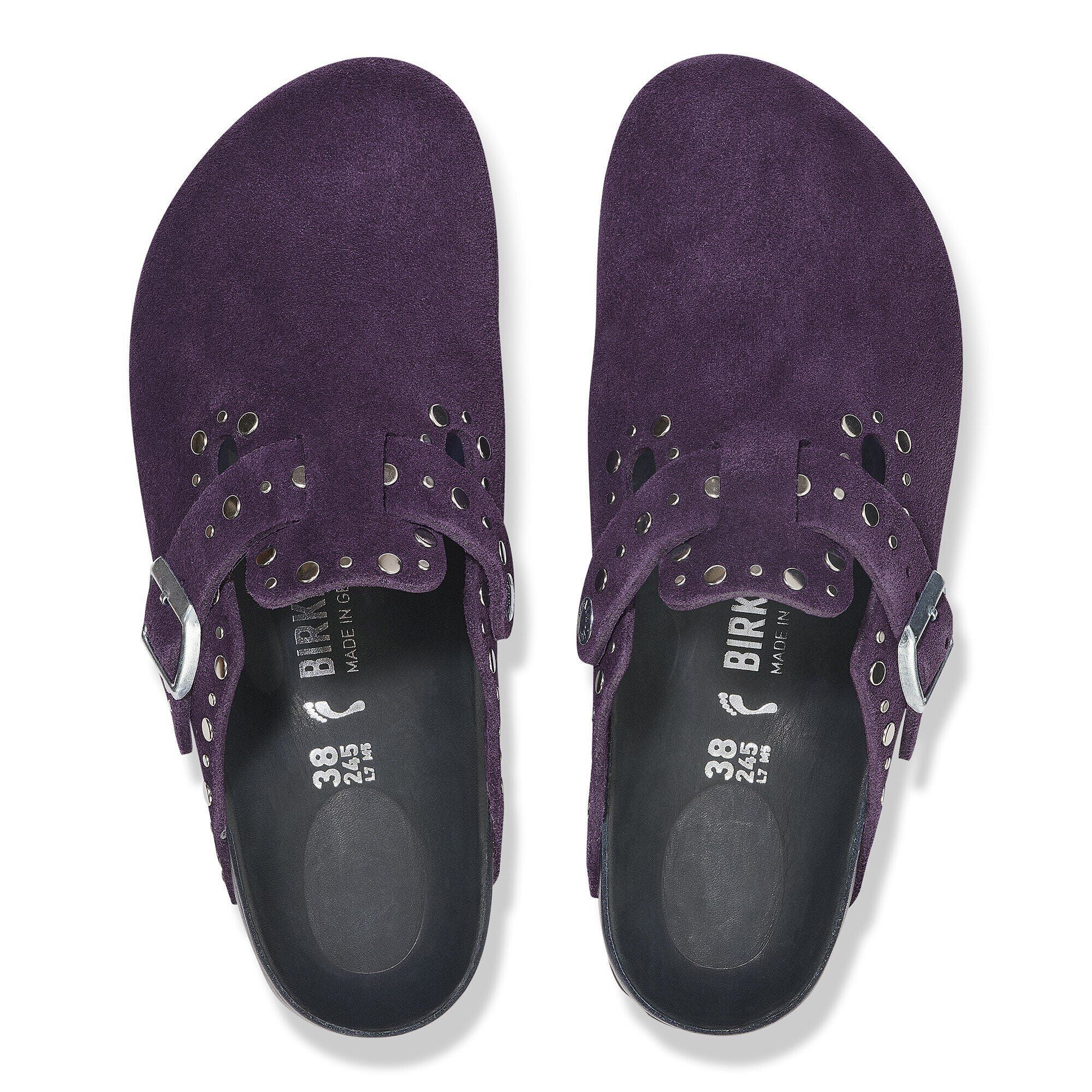 Boston Rivets Suede Leather Acai