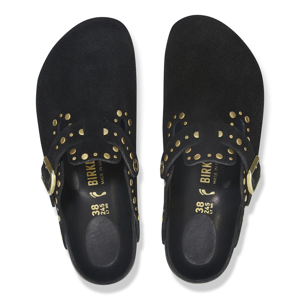 Boston Rivet Suede Leather