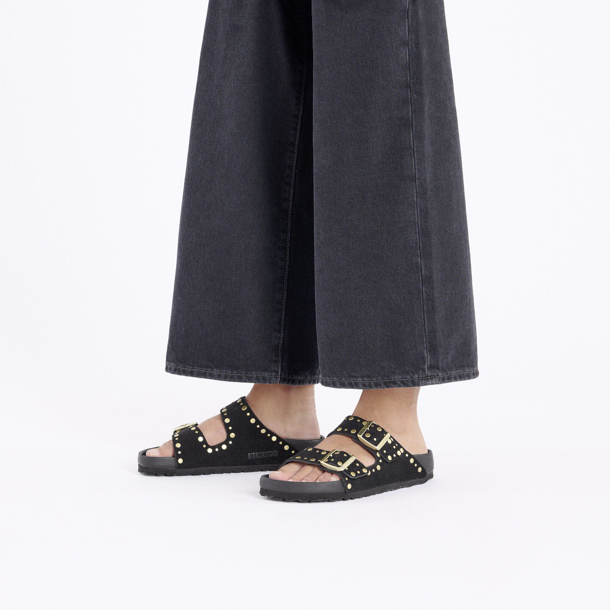 Arizona Rivet Suede Leather