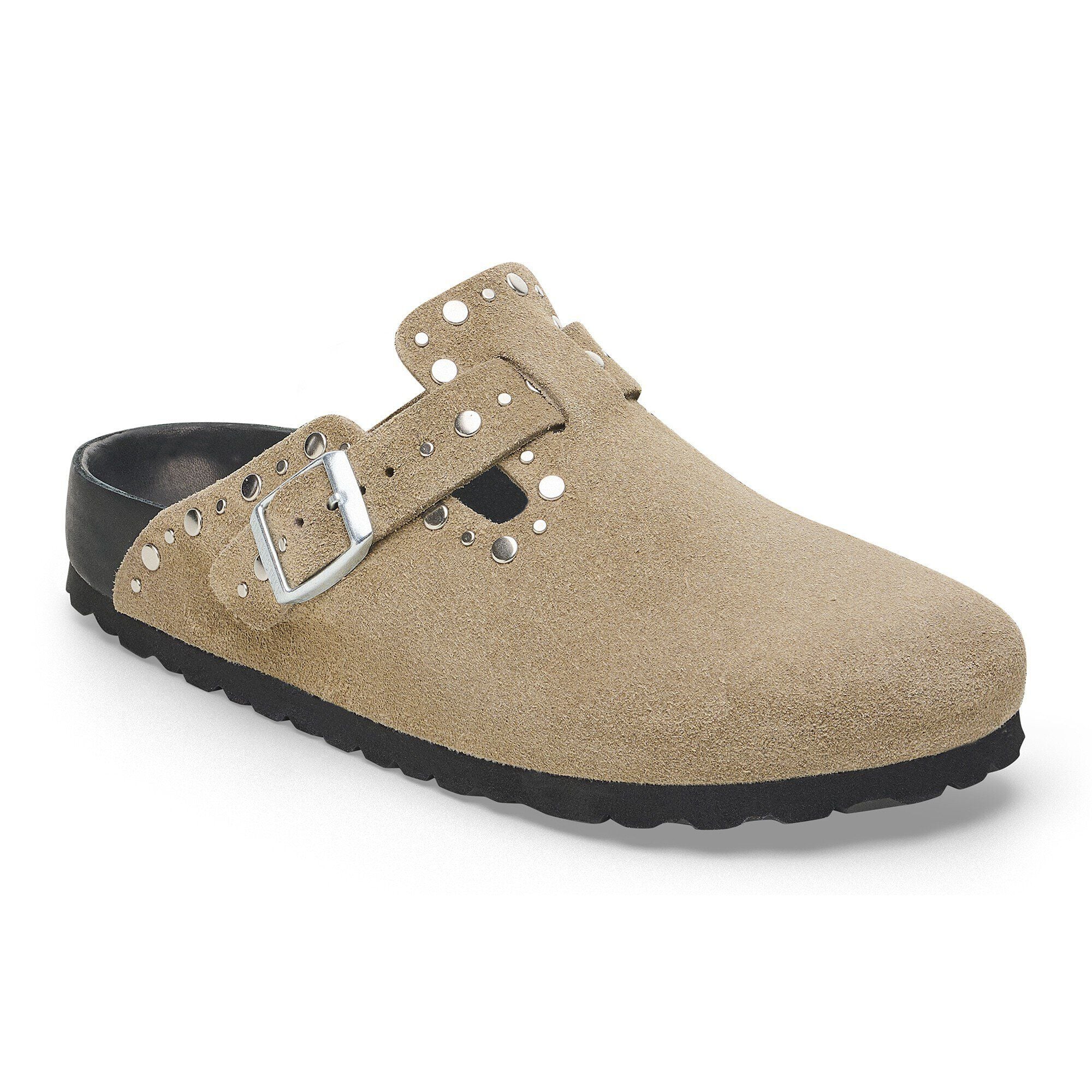 Boston Rivet Suede Leather