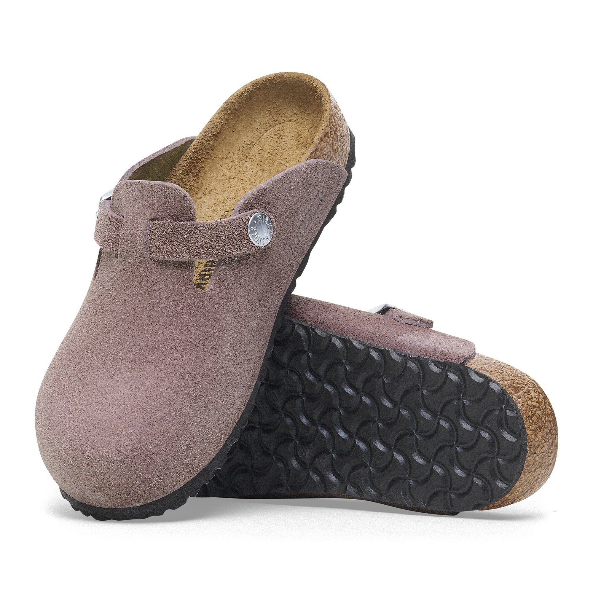 Boston 2.0 Kids Suede Leather Faded Purple