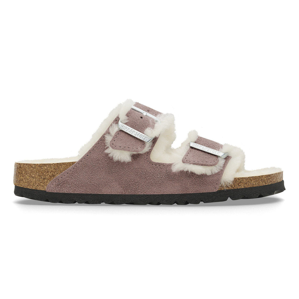 Arizona Shearling Suede Leather-Shearling Faded Purple