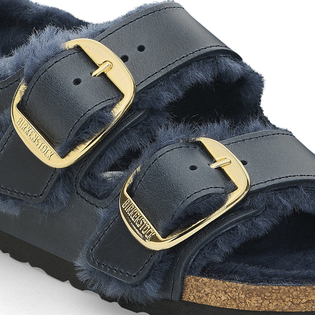 Milano Big Buckle Shearling Natural Leather Oiled