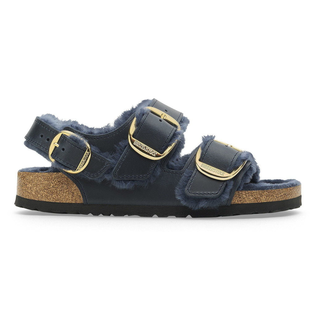 Milano Big Buckle Shearling Natural Leather Oiled