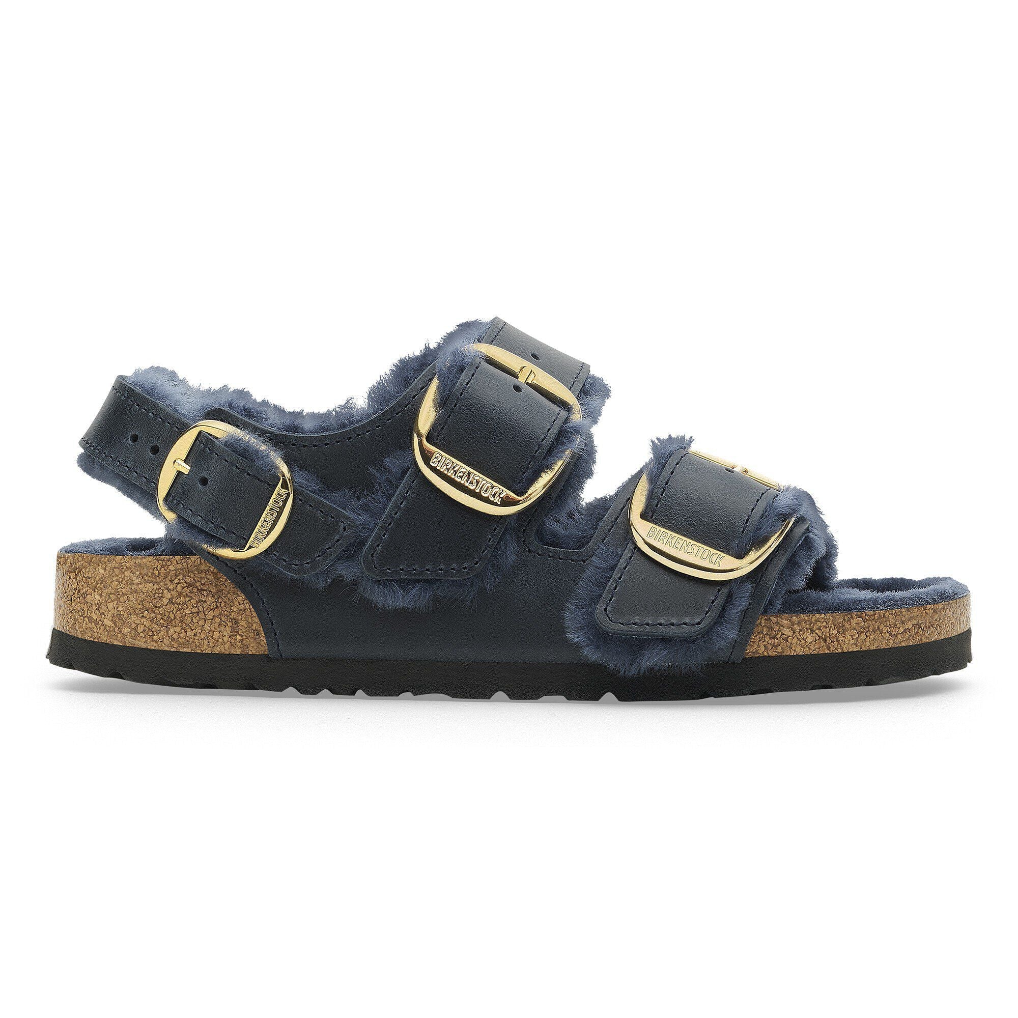 Milano Big Buckle Shearling Natural Leather Oiled