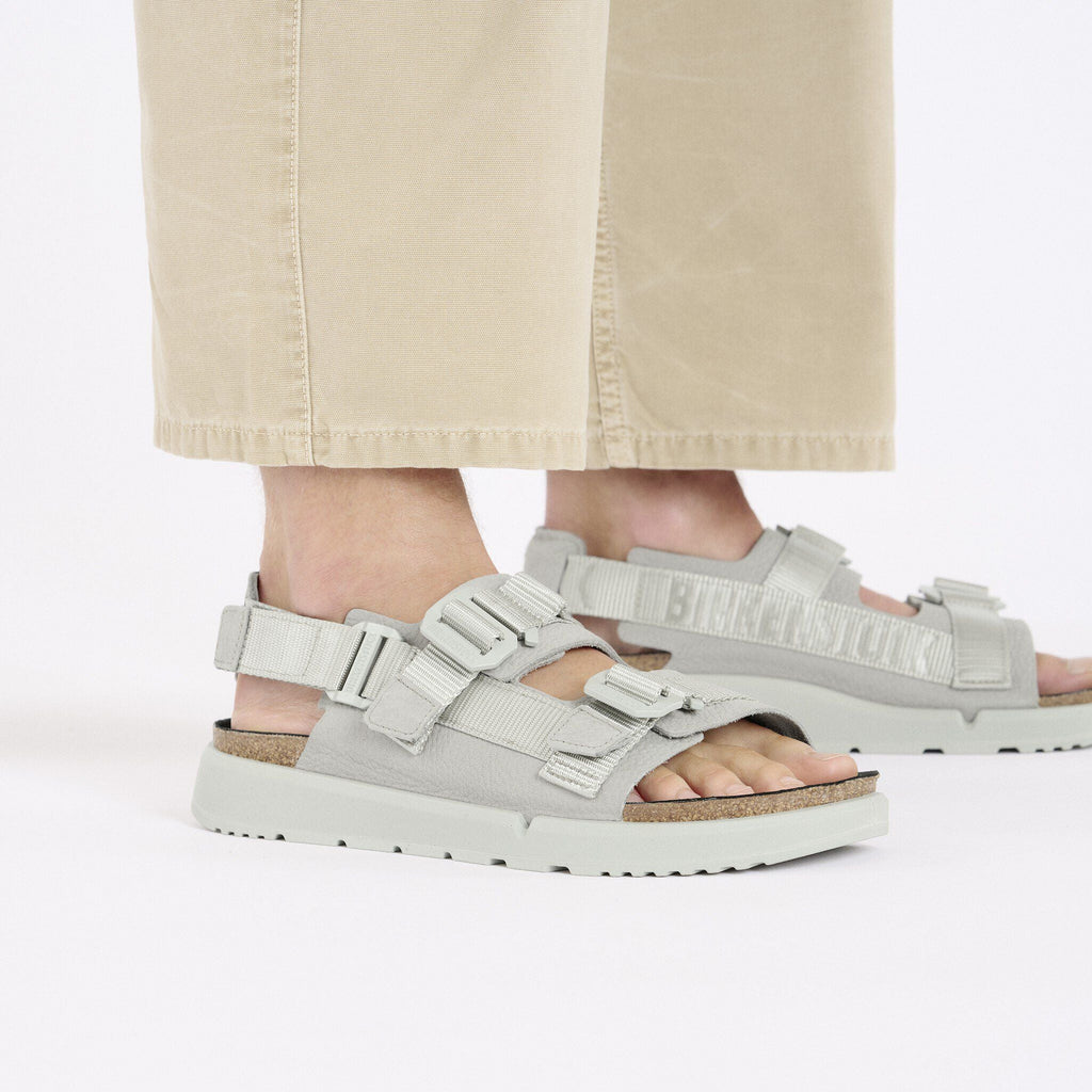 Shinjuku Leather-Textile Mineral Gray