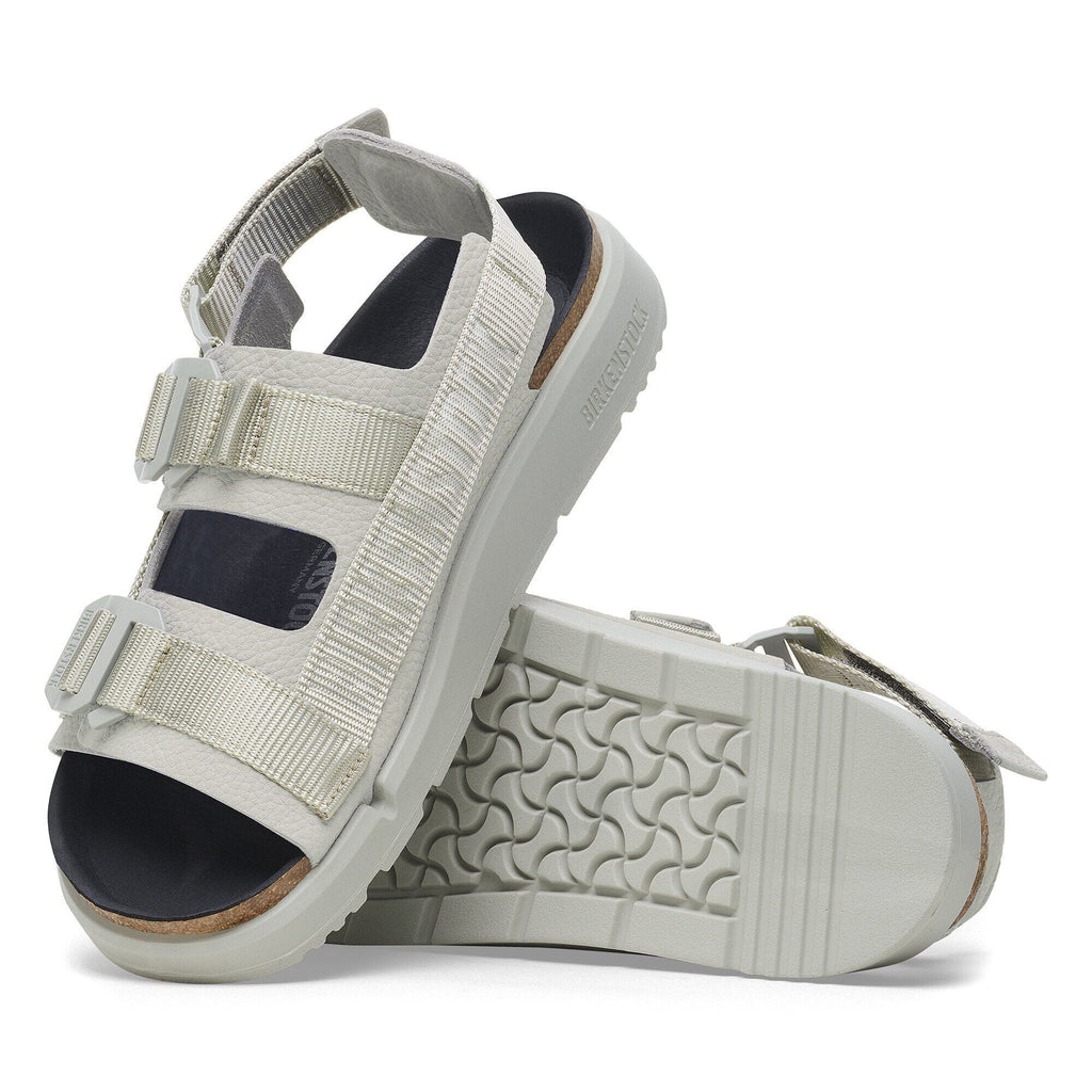 Shinjuku Leather-Textile Mineral Gray