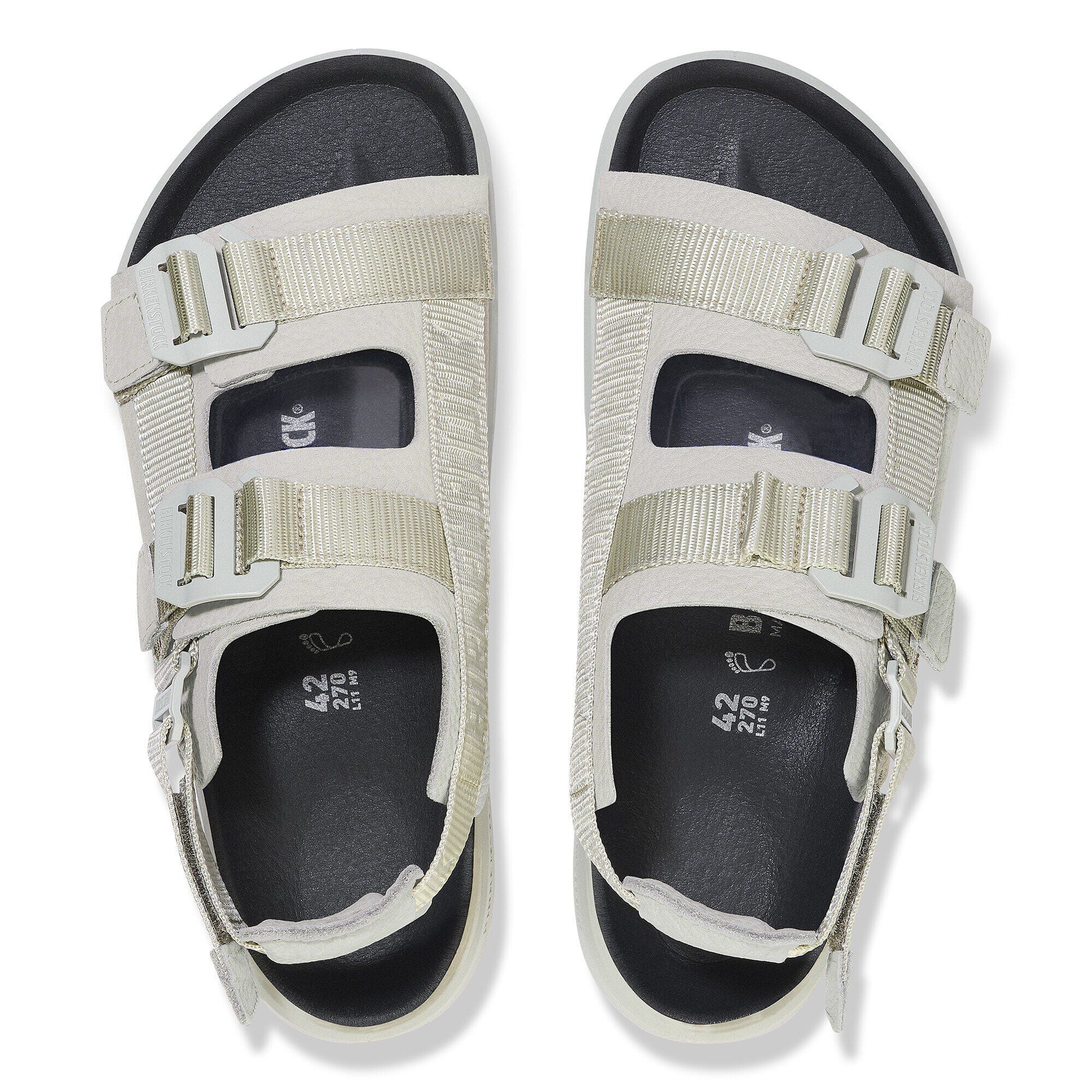 Shinjuku Leather-Textile Mineral Gray