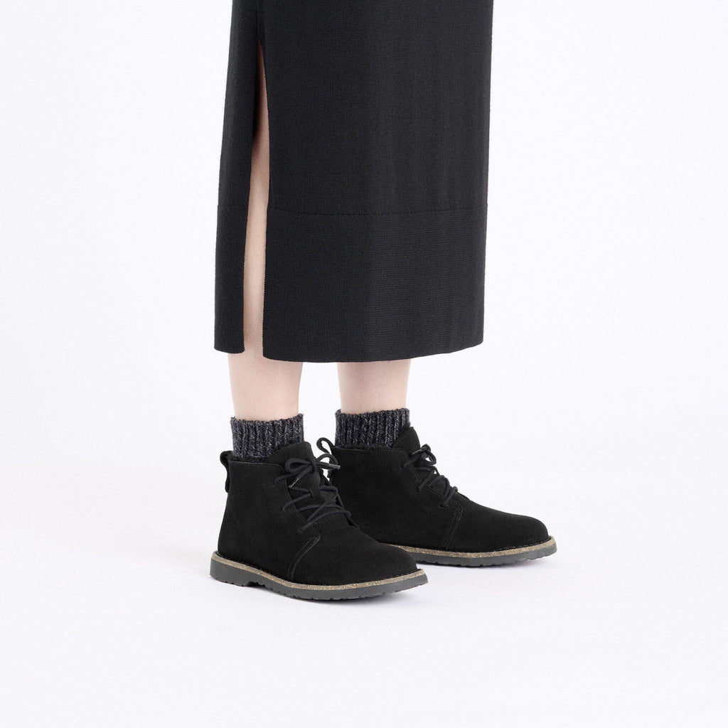 Uppsala Mid Shearling Suede Leather