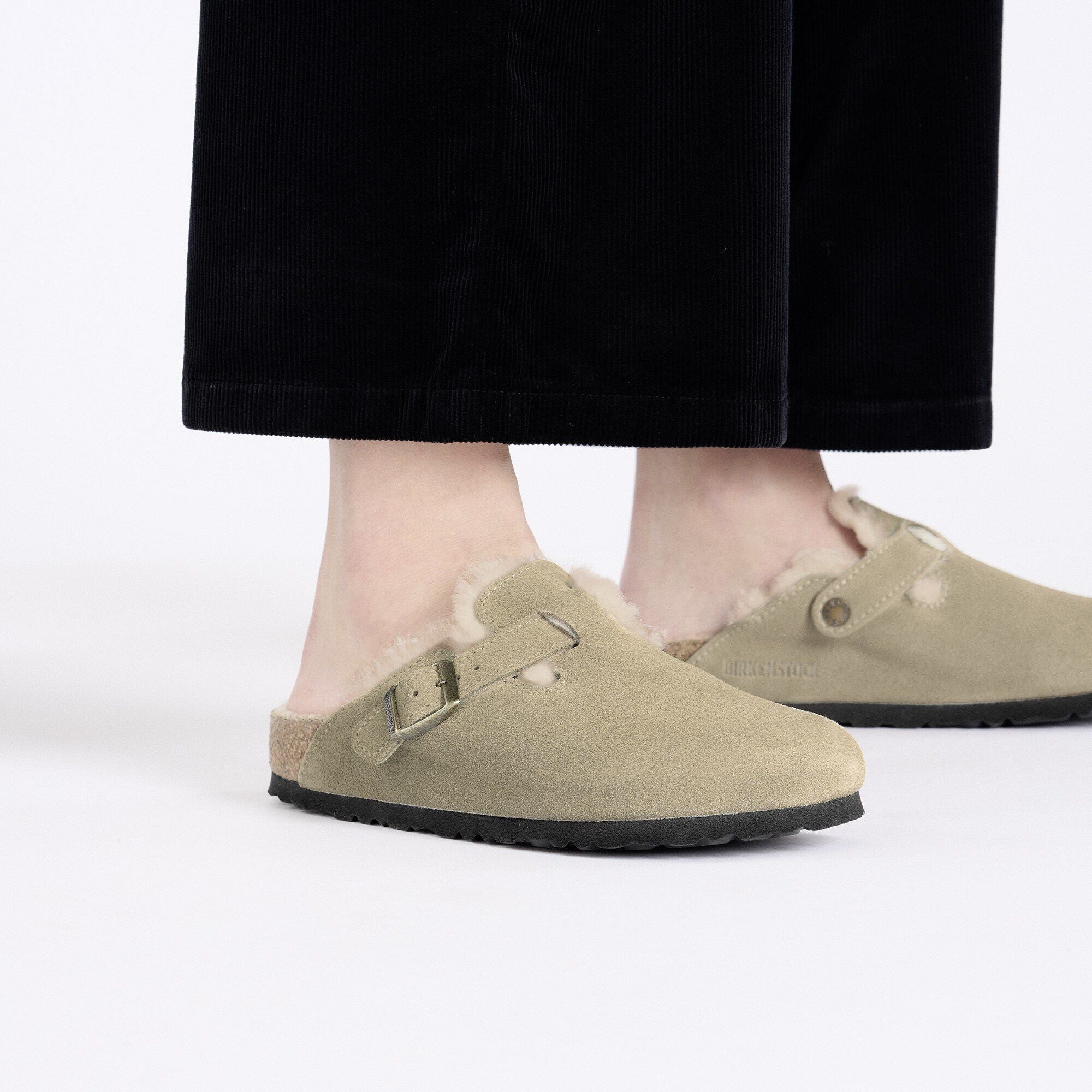 Boston Shearling Suede Leather