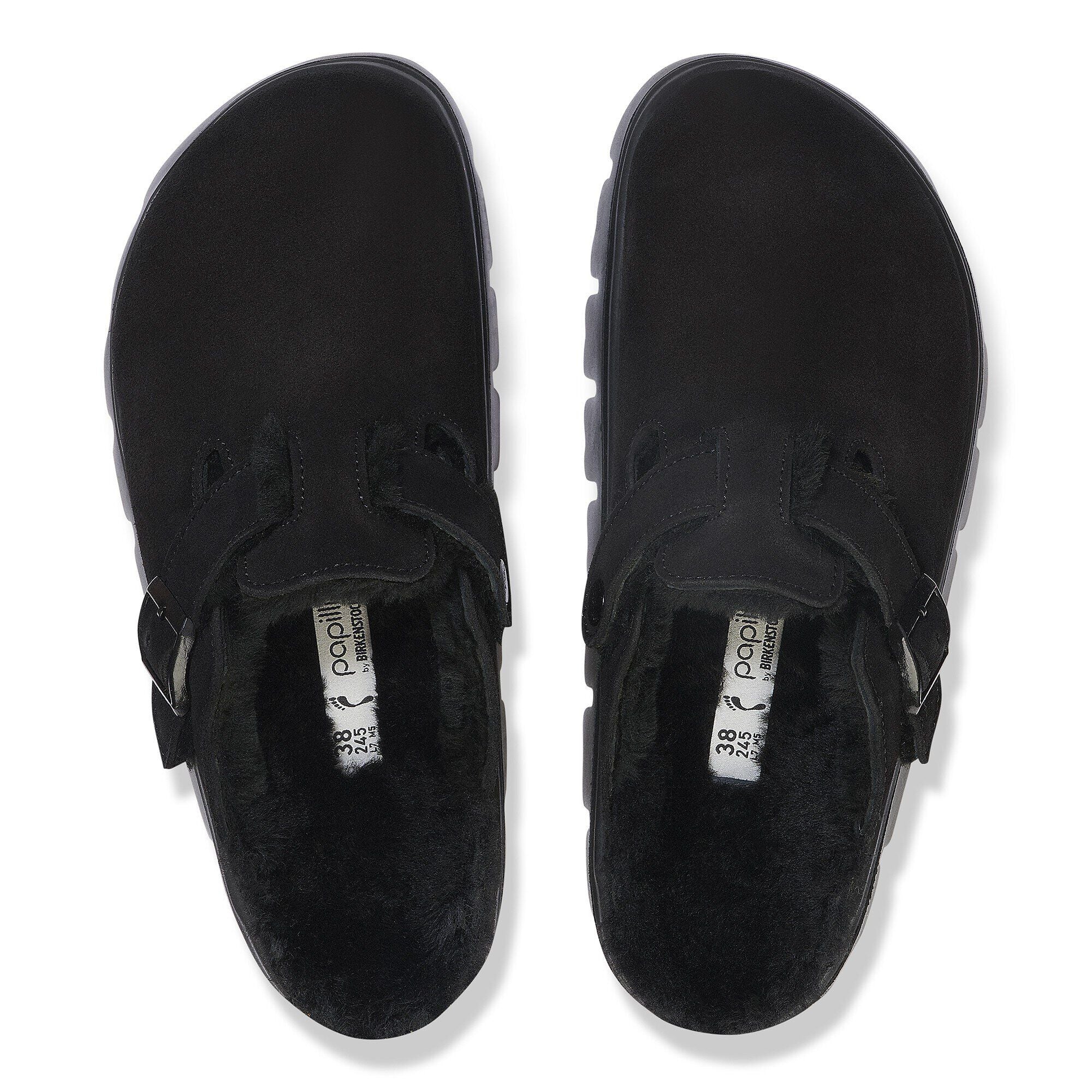Boston PAP Chunky Shearling Suede Leather