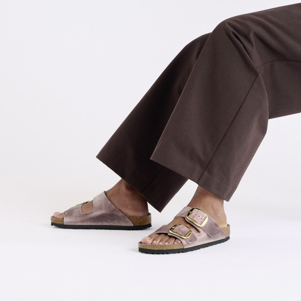 Arizona Big Buckle Oiled Leather Lavender