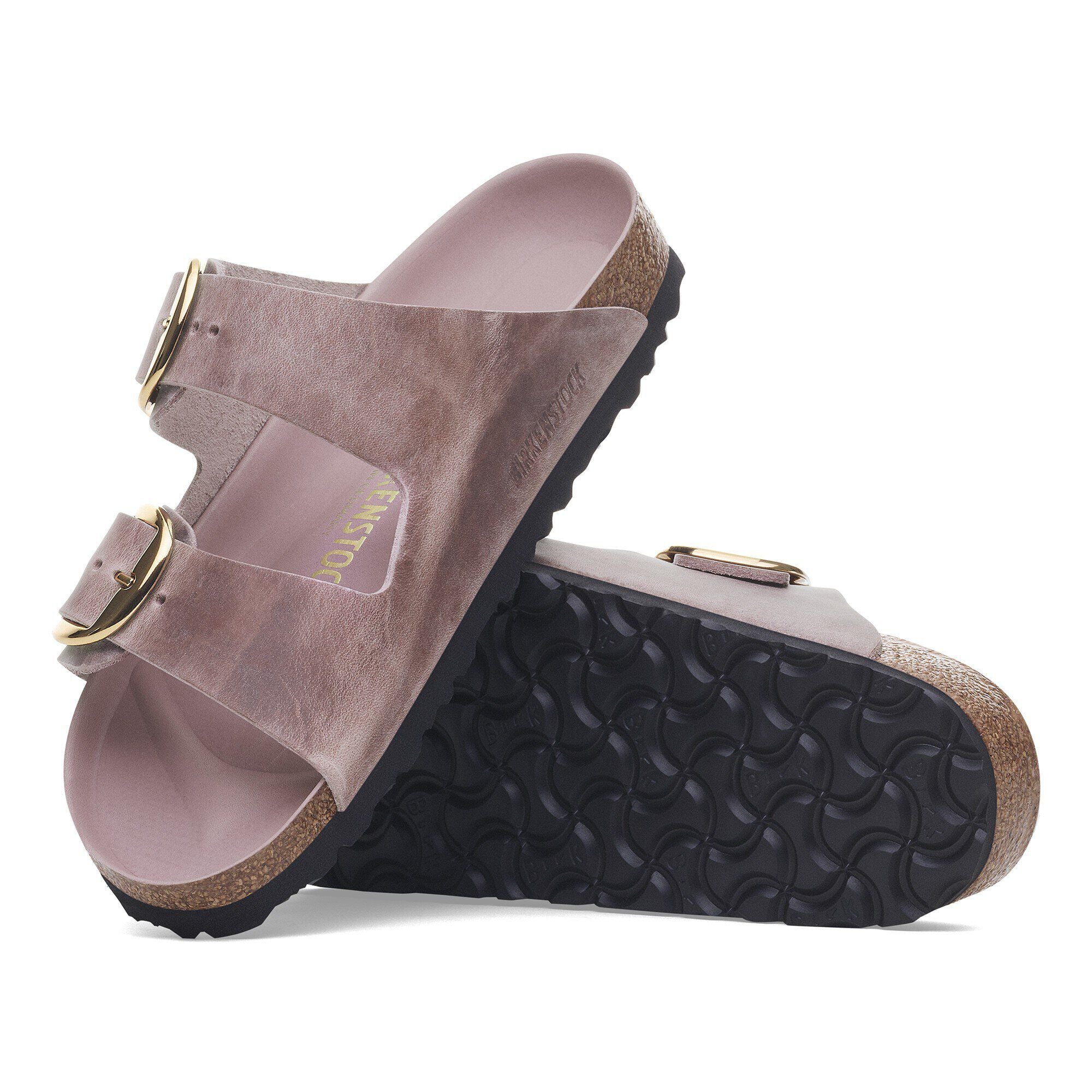 Arizona Big Buckle Oiled Leather Lavender