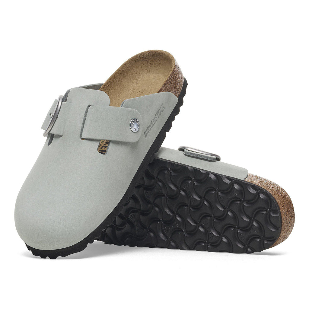 Boston Big Buckle Nubuck Leather Pure Sage
