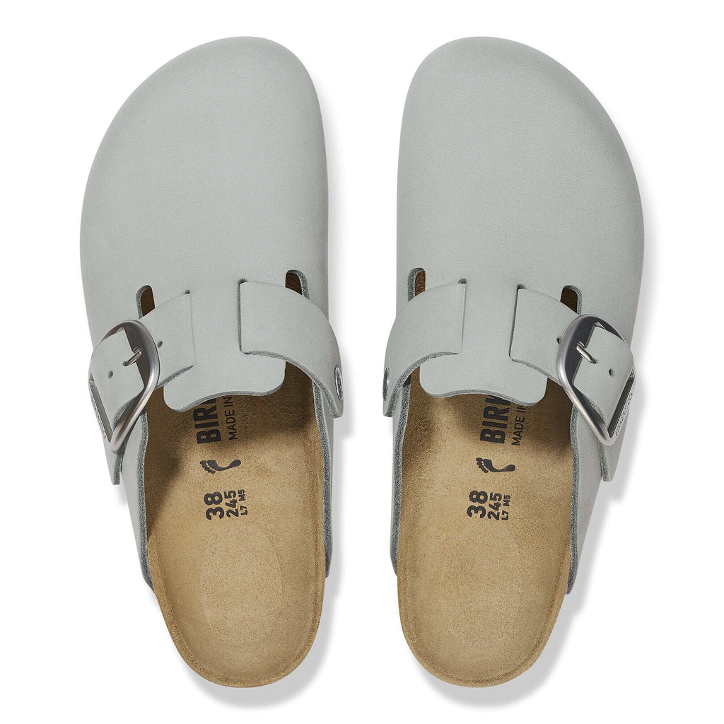 Boston Big Buckle Nubuck Leather Pure Sage