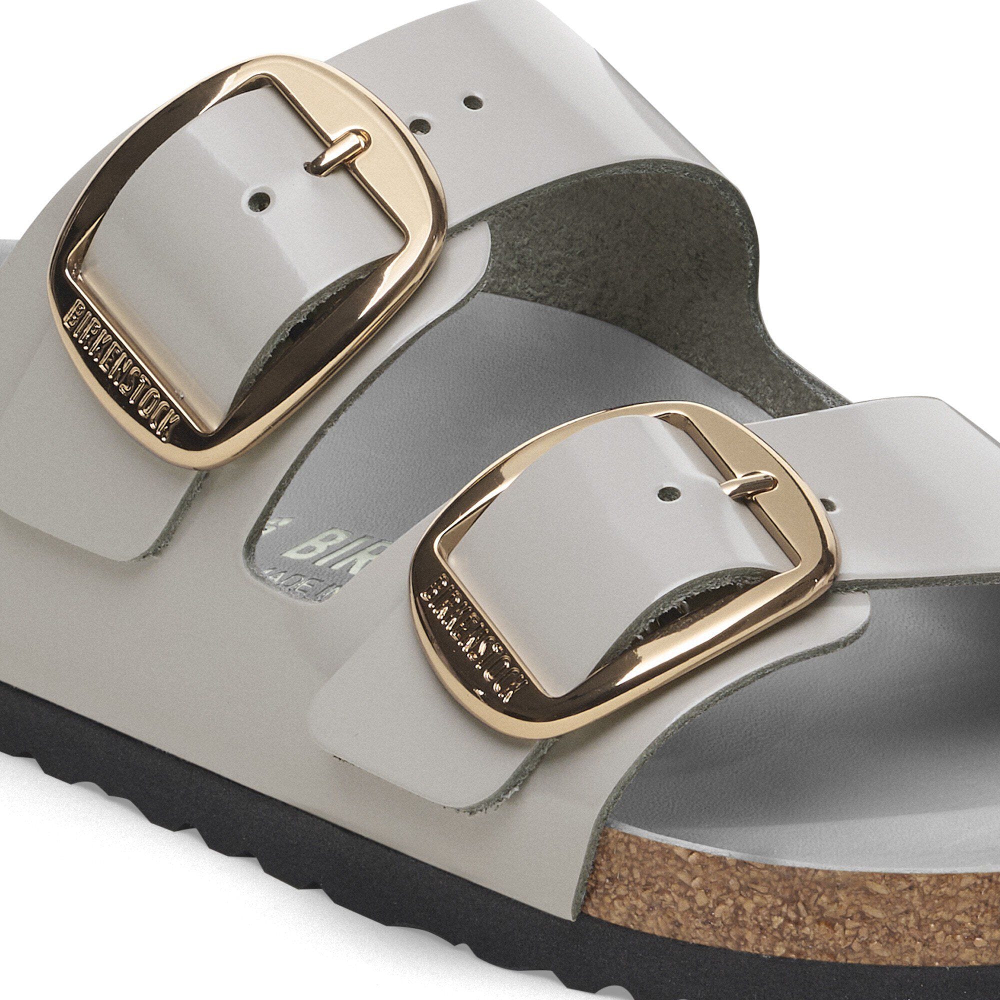Arizona Big Buckle Natural Leather Patent