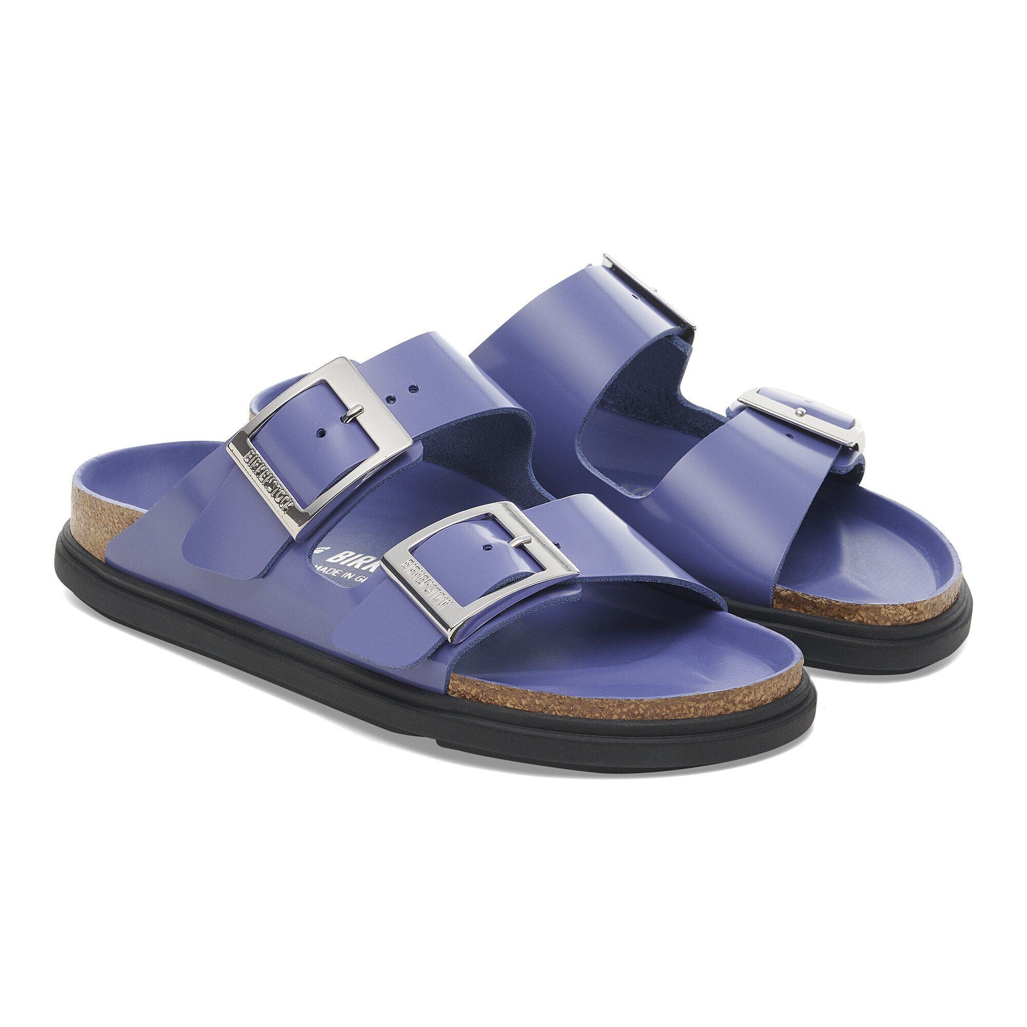 Arizona Droplet Buckle Natural Leather Patent