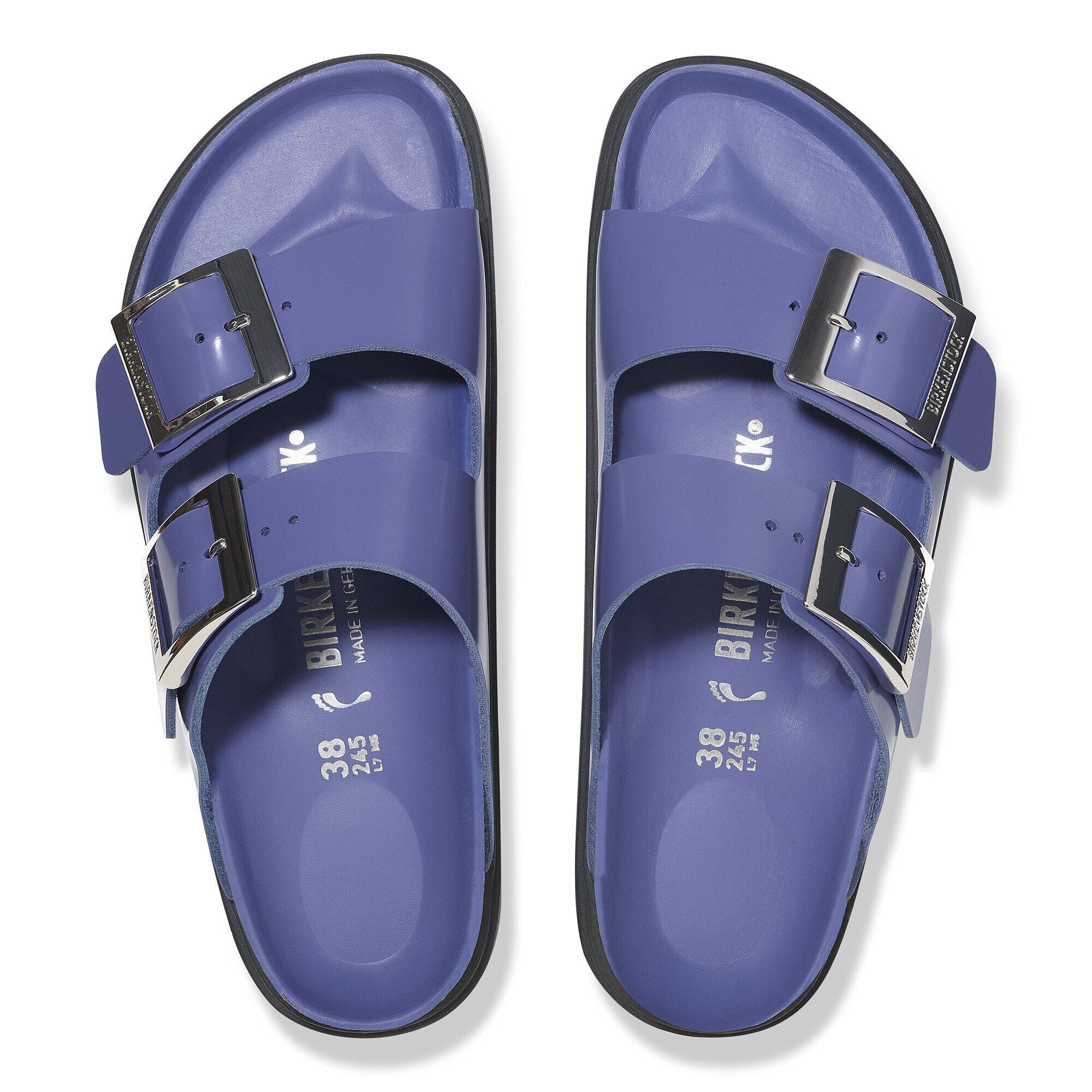 Arizona Droplet Buckle Natural Leather Patent