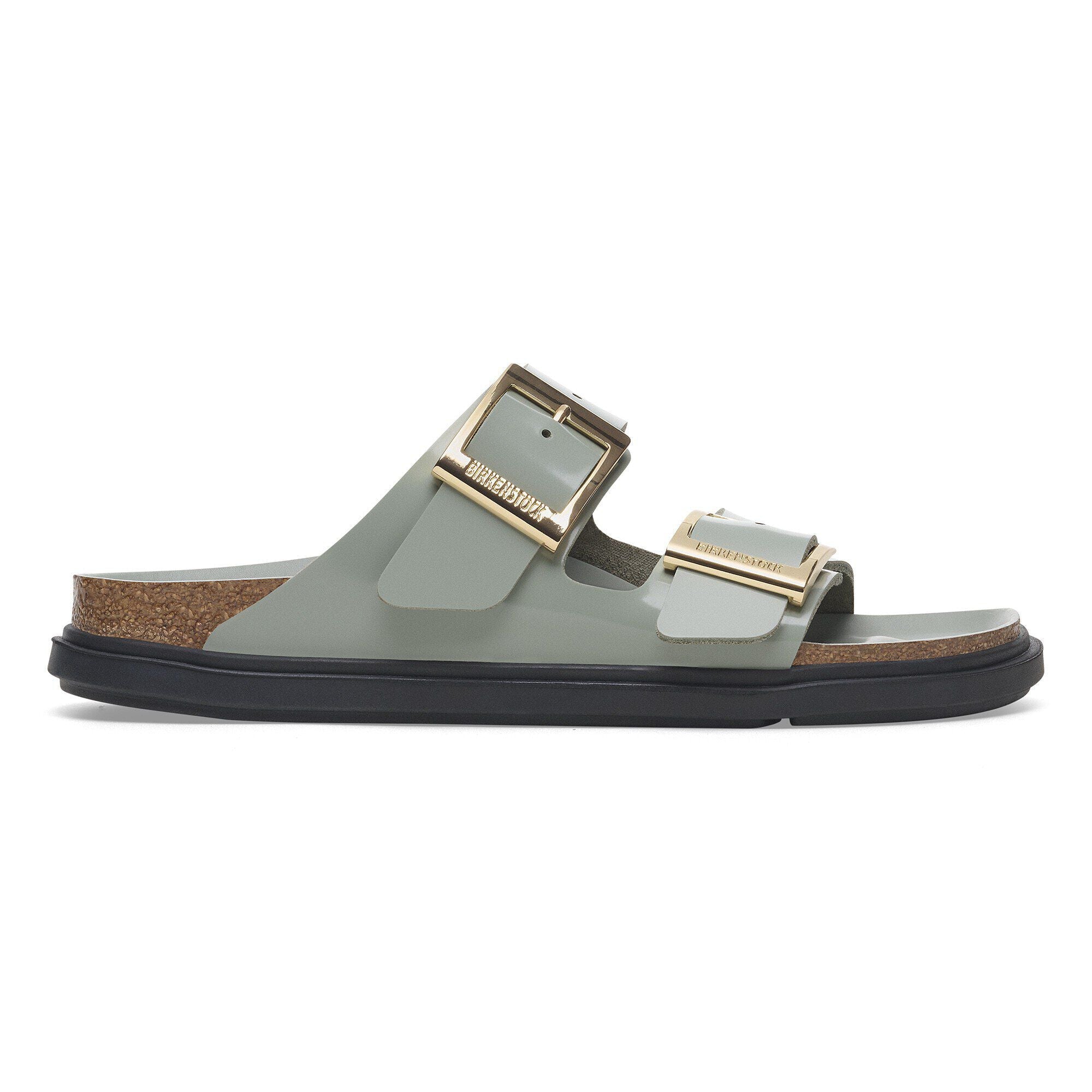 Arizona Droplet Buckle Natural Leather Patent