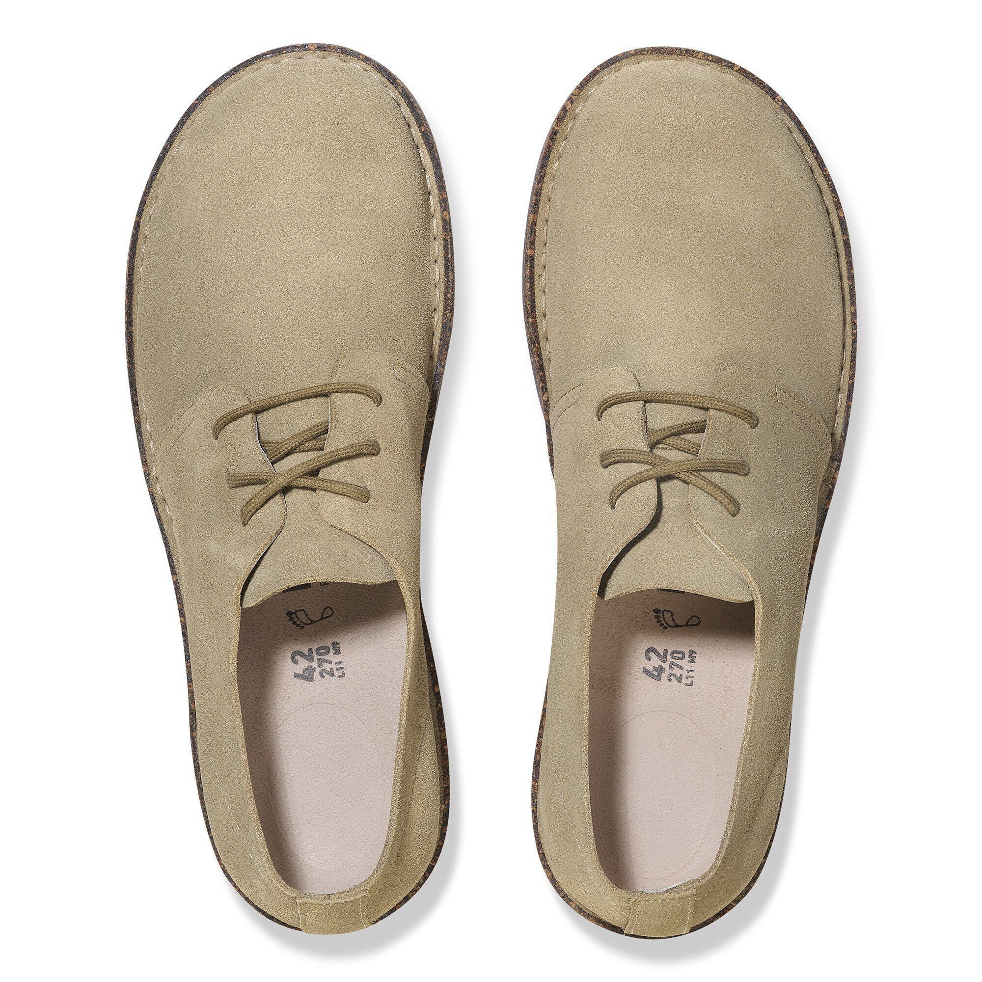 Uppsala Low Suede Leather Faded Khaki