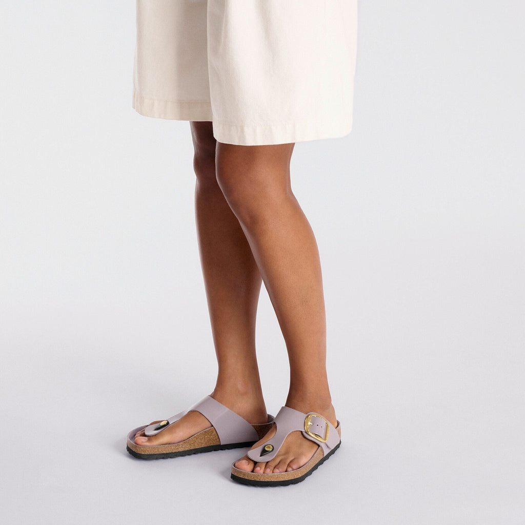 Gizeh Big Buckle Natural Leather Patent