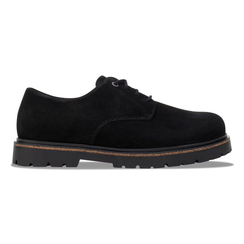 Highwood Lace Low Suede Leather Black
