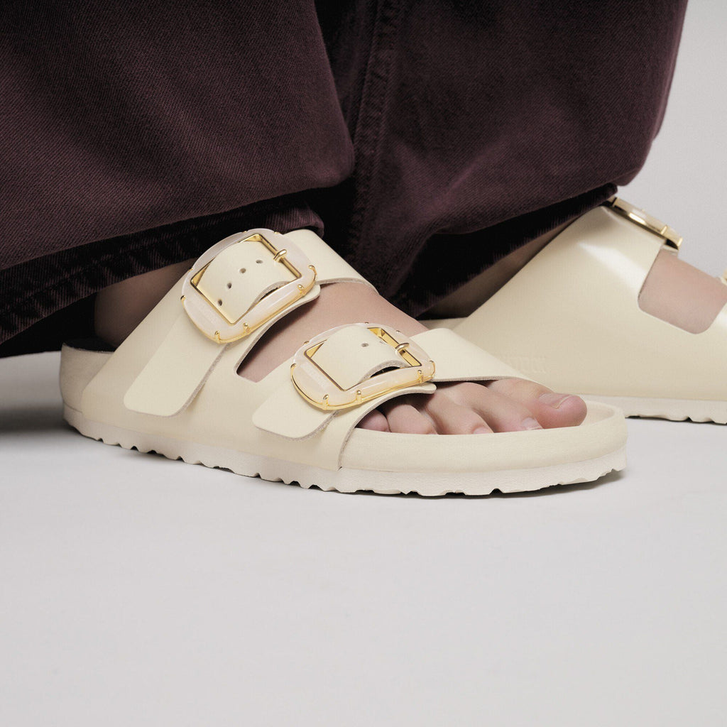 Arizona Big Buckle Natural Leather Patent