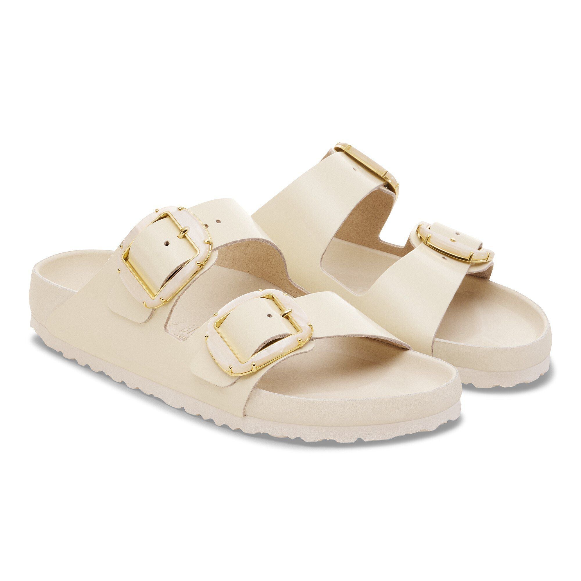 Arizona Big Buckle Natural Leather Patent