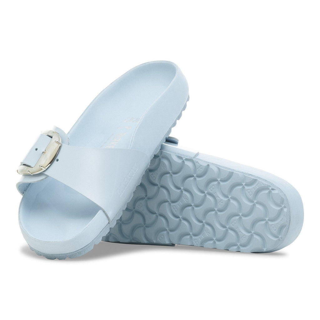Madrid Big Buckle Pearl Natural Leather Patent