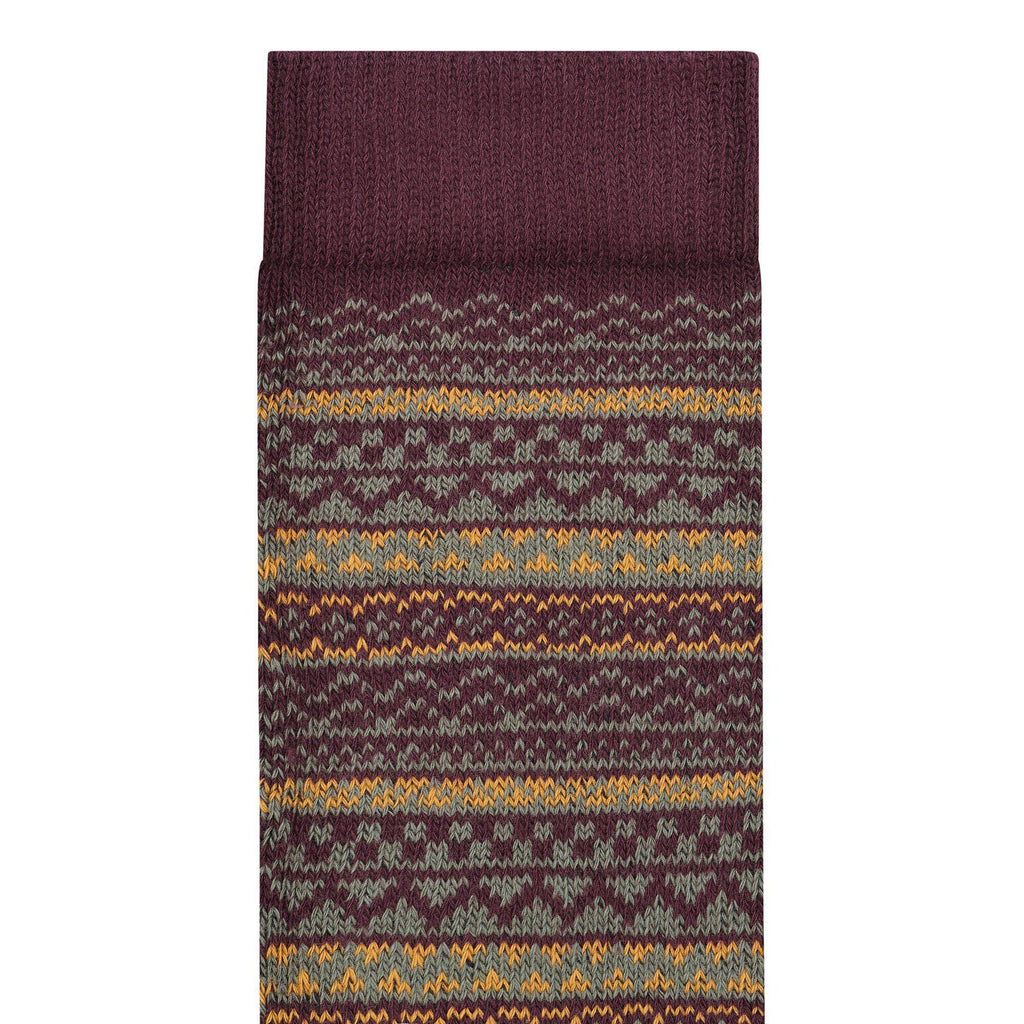 Cotton Pattern Cotton-Polyamide-Elastane Zinfandel