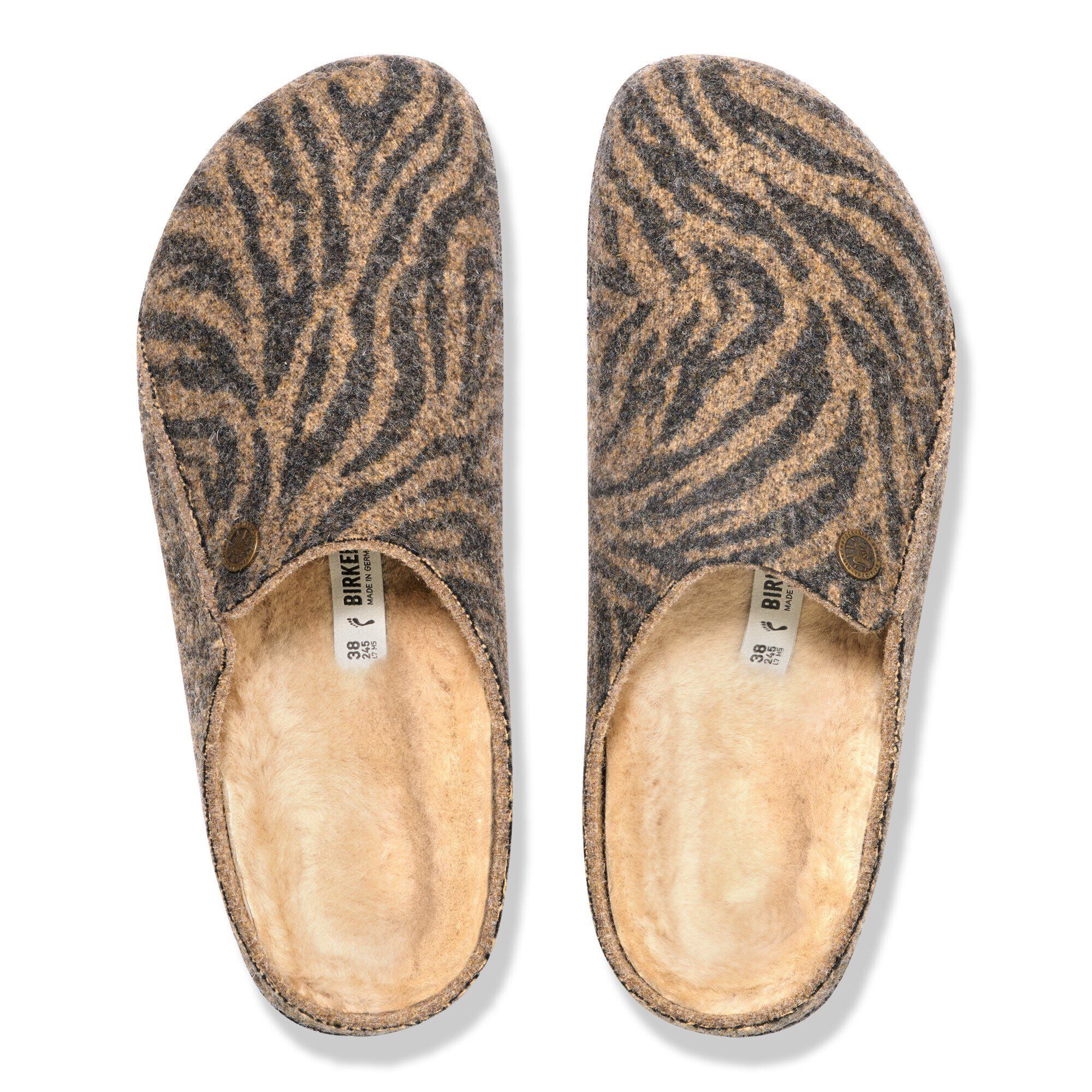 Zermatt Felt Zebra Toffee