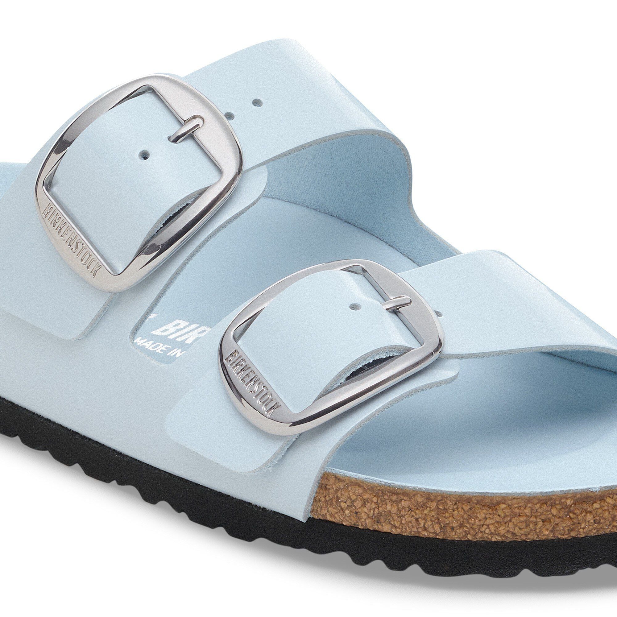 Arizona Big Buckle Natural Leather Patent