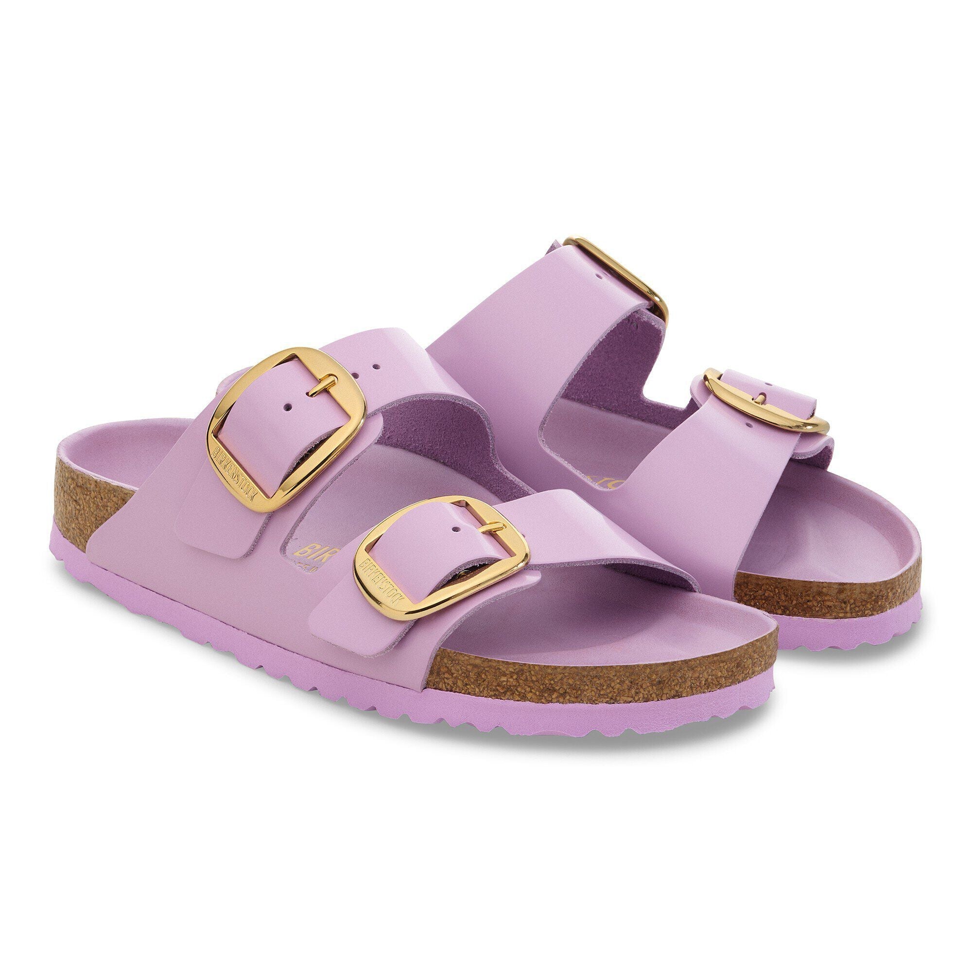 Arizona Big Buckle Natural Leather Patent