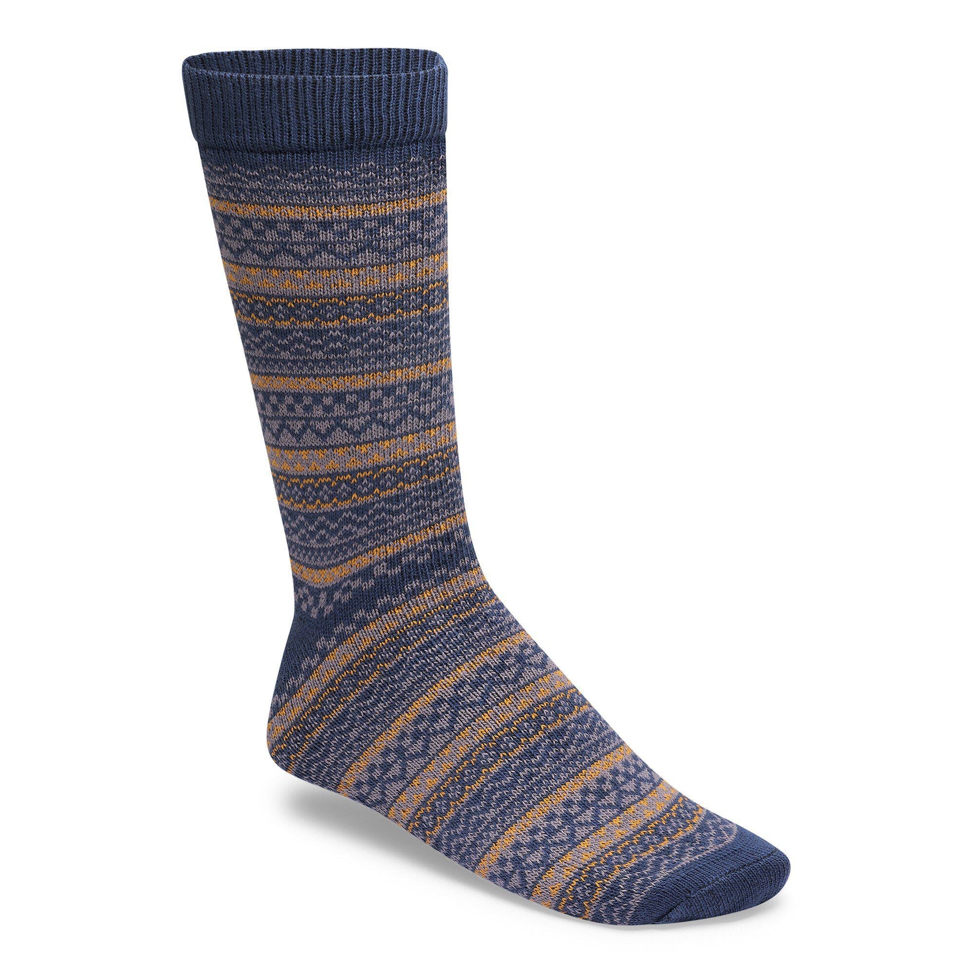 Naples Mink & Cotton Navy Sock