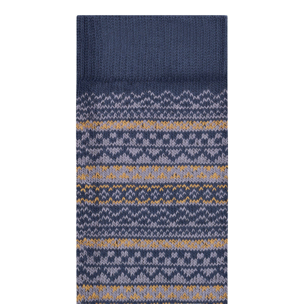 Naples Mink & Cotton Navy Sock