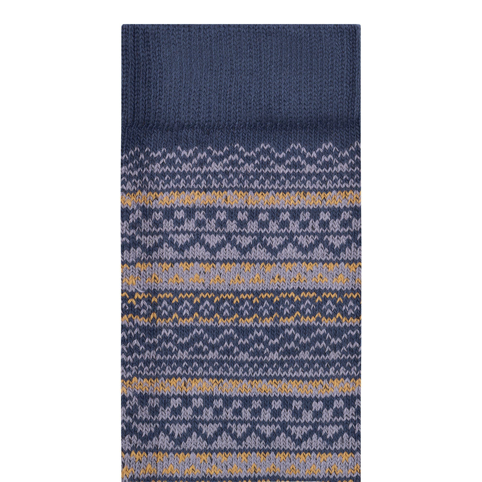 Naples Mink & Cotton Navy Sock