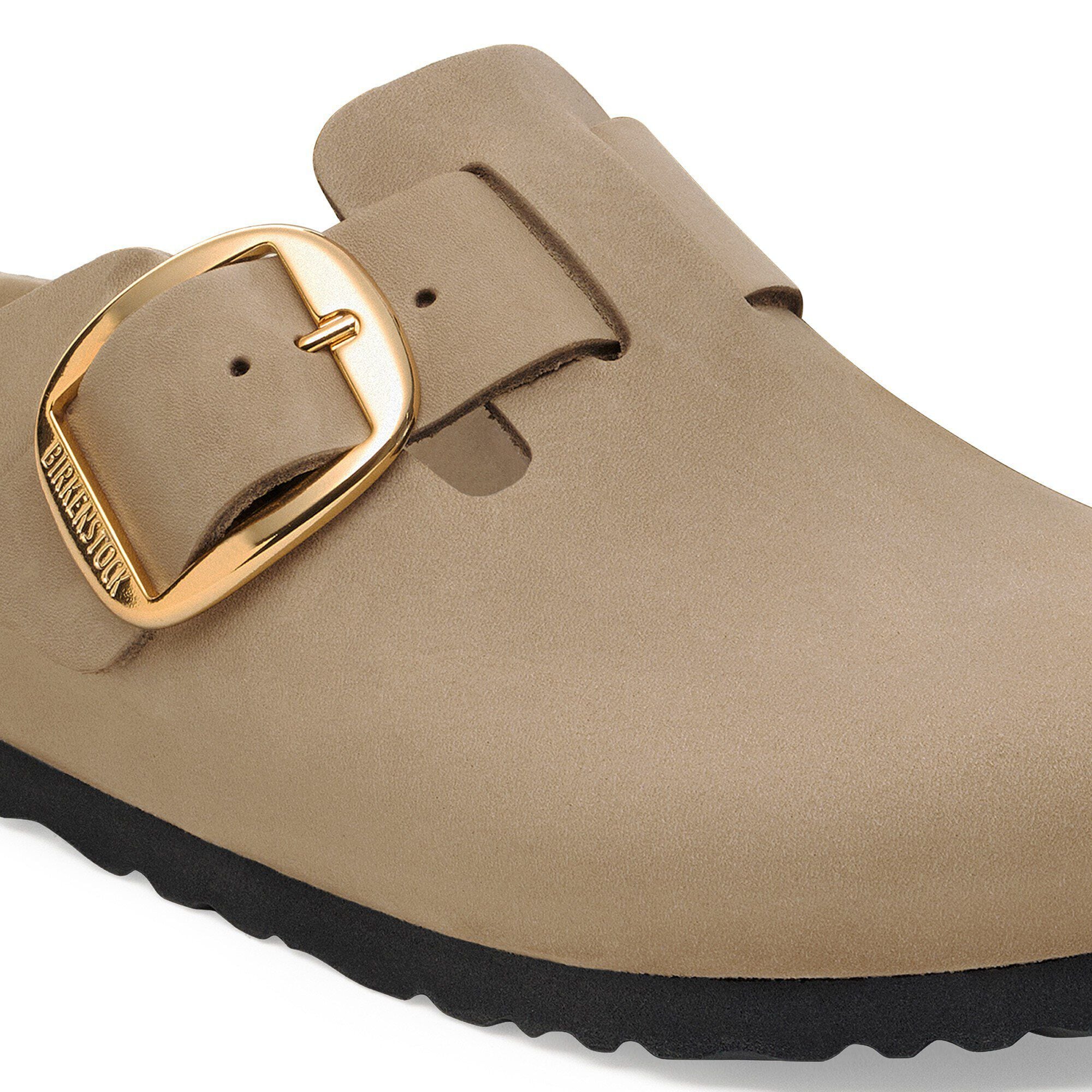 Boston Big Buckle Natural Leather Oiled