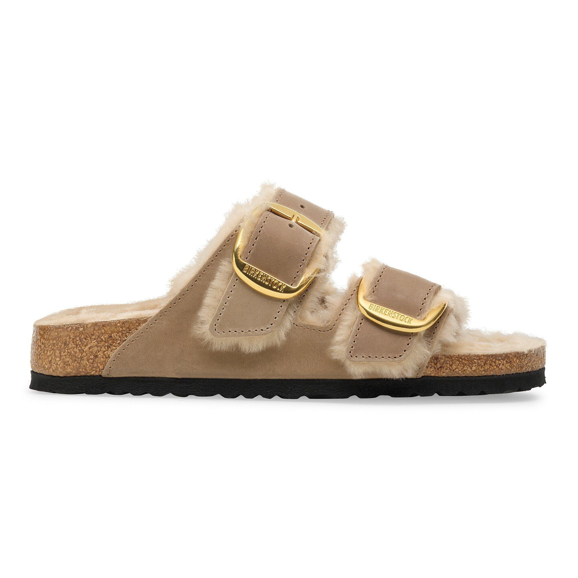 Arizona Big Buckle Shearling Natural Leather Oiled