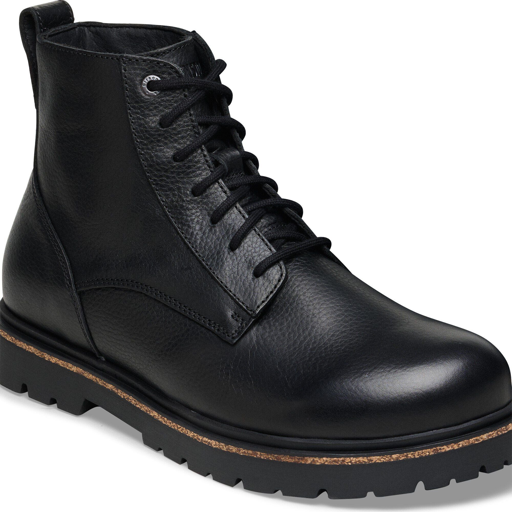Highwood Lace Mid Women Leather Black