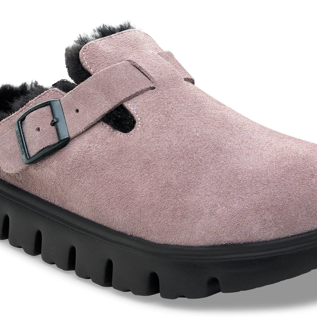 Boston PAP Chunky Shearling Suede Leather