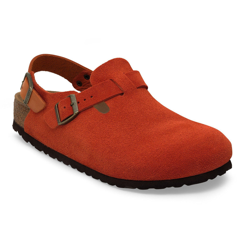 Tokio Suede Leather Rust Brown